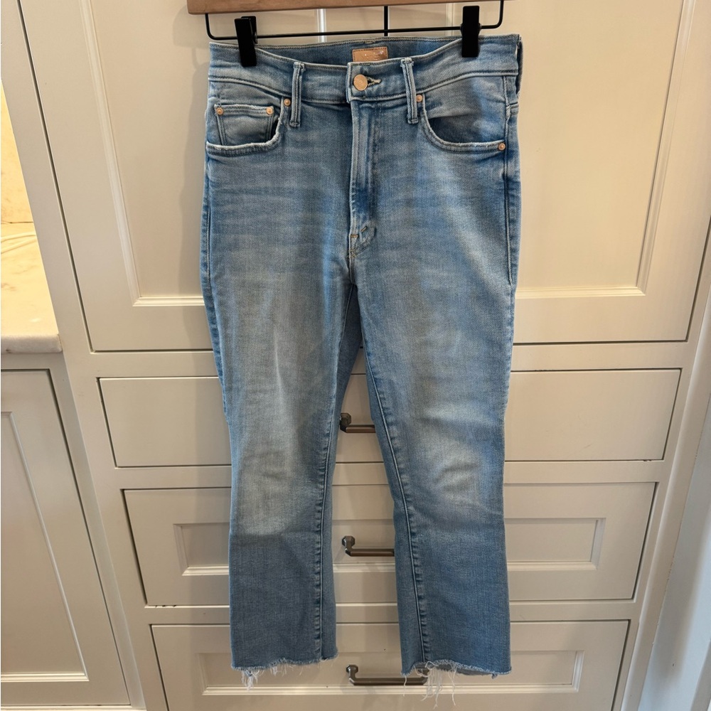 MOTHER Insider Step Crop Fray